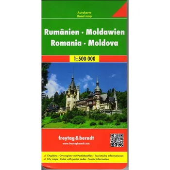 Rumunsko, Moldavsko 1:500 000 - Freytag & Berndt