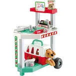 Ecoiffier Vozík pro veterináře s pejskem