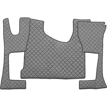 autokoberec Kožené koberce MB Actros MP4 - úzká kabina, šedé