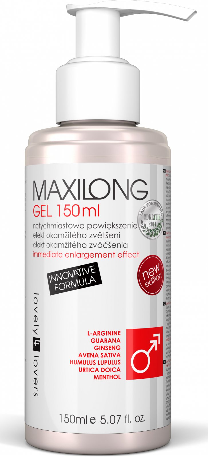 Lovely Lovers MAXILONG gel na zvětšení penisu 150ml
