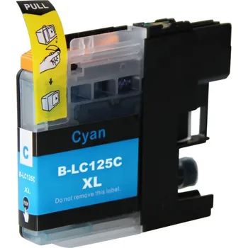 Inkoustová náplň pro Brother DCP J 4110 W kompatibilní - barva azurová - cyan