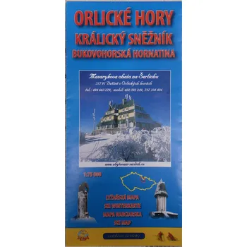 Mapa Králický Sněžník+Orlické Hory 1:75000