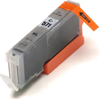 Inkoustová náplň pro Canon Pixma TS 6052 kompatibilní - barva šedá - grey