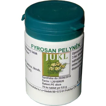 Přírodní produkt Jukl Fyrosan Pelyněk 70 tbl.
