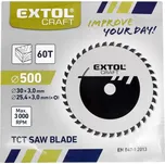 Kotouč pilový s SK plátky, 400x2,5x30mm, 60T