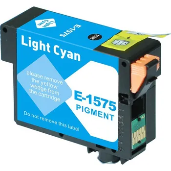 Kompatibilní cartridge s EPSON T1575 (Světle azurová)