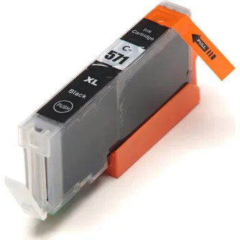 Inkoustová náplň pro Canon Pixma MG 7752 kompatibilní CLI-571BK XL - barva černá - black