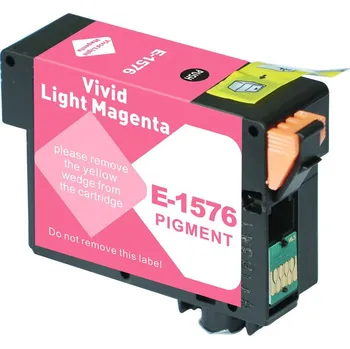 Inkoustová náplň pro Epson Stylus Photo R 3000 kompatibilní T1576 - barva purpurová - magenta