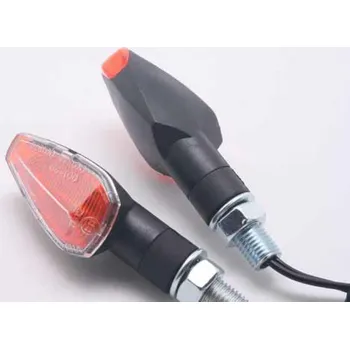Osvětlení pro motocykl A Univerzální blinkry PARTS EUROPE TURN SIGNAL DVOJITÉ SKLO ČIRÉ/ORANŽOVÉ - PÁR