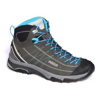 Asolo Nucleon Mid Gv Graphite/Silver/Cyan Blue, 39 1/3