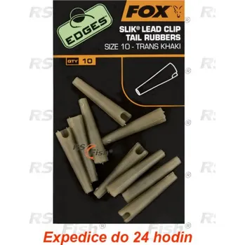 FOX Safety Lead Clip Tail Rubbers - size 10 CAC480