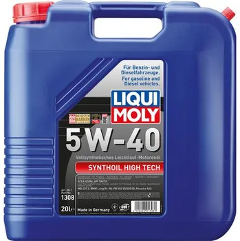 Liqui Moly Synthoil High Tech 5W-40, 20 l