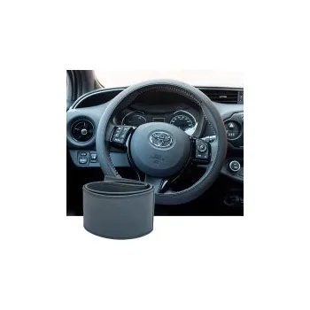 Potah na volant Potah na volant design Soft Skin elastický barva černá - pro volanty o průměru 37-39cm