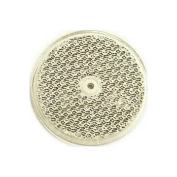 Odrazka kulatá, šroubovací, bílá