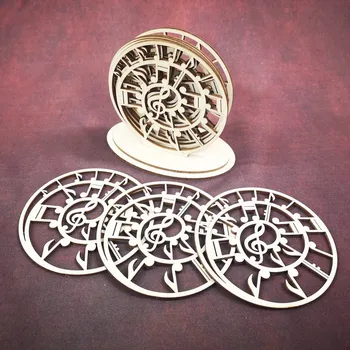 Vánoční dekorace Podtácky – Noty