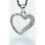 Mýl Stříbrný přívěsek srdce 304732