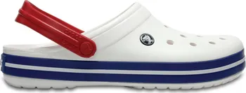 Pánské pantofle Crocs Crocband Clog 11016-11i White/Blue Jean