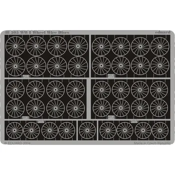 Plastikový model SET WWI Wheel Wire Discs (1/48)