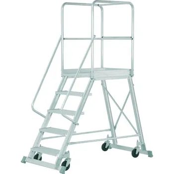 Schůdek Zábradlí k hliníkové plošině HYMER 4 nebo 5 nášlapů