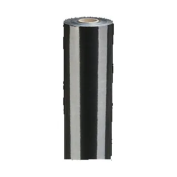 Balící papír Lesklý dárkový balicí papír, šířka 70cm, délka 25m, černý - Balení po 1 ks