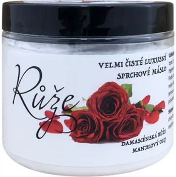 Sprchový gel Dokonalá Láska - Růže - přírodní sprchové máslo 200 ml