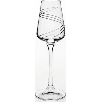 Sklenice Bohemia Crystal - broušené skleničky na likér Sandra Vlna (65 ml, 2 ks)