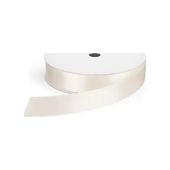 Stuha Saténová stuha šířka 25mm, délka 45m, slonová kost - Balení po 1 ks