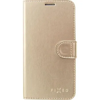 Pouzdro na mobilní telefon Fixed Fit Shine pro Apple iPhone X/Xs zlaté