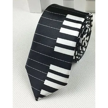 Kravata KRAVATA PIANO ČERNÁ