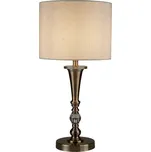 Searchlight EU1011AB DRUM stolní lampička E27 1x10W + sada - Trio LED žárovka 2x10W | E27 | 3000K | 806lm