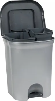 Odpadkový koš Keeeper nášlapný odpadkový koš torge 2 x 11 l světle šedý