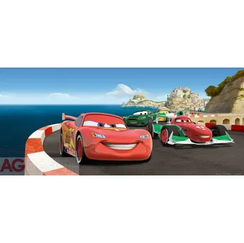 Fototapeta Dětská vliesová fototapeta Auta, závod FTDNH5340 / Obrazové fototapety na zeď pro děti 1 dílné Disney Cars AG Design (202 x 90 cm)