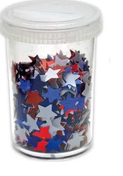 Konfeta MFP konfety hvězdičky mix barev 25 g 
