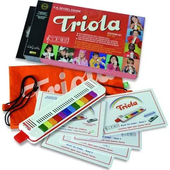 Foukací harmonika C.A. Seydel Sohne TRIOLA -klávesová harmonika. Dárkové balení. 32944772