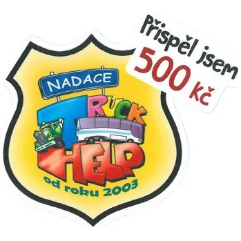 Samolepka Truck HELP 500