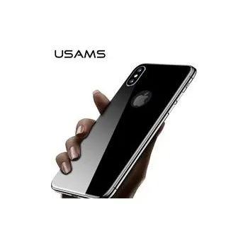 USAMS Tvrzené sklo 3D BH375 pro záda Apple iPhone X černé