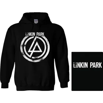 Pánská mikina mikina s kapucí Linkin Park - white logo