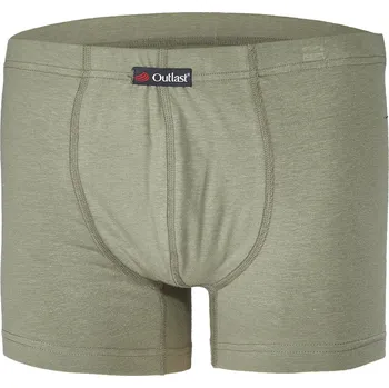 Boxerky BARIDI wear Boxerky pánské tenké plochý šev Outlast® - khaki Velikost oblečení: M