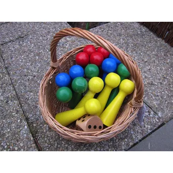 Zahradní Člověče nezlob se - 15 cm Hra +: bez hrací plochy