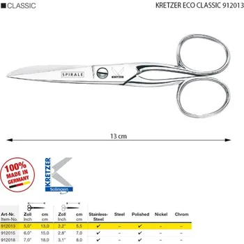 Krejčovské nůžky Nůžky KRETZER ECO CLASSIC 912013