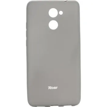 Pouzdro na mobilní telefon Pouzdro Roar Colorful Jelly pro Huawei Y7 šedé