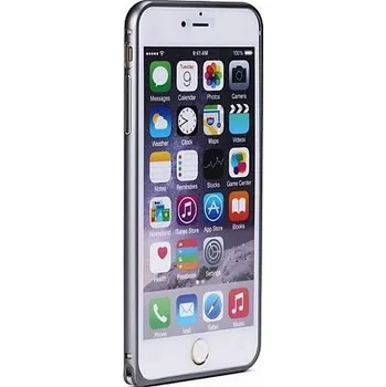 Pouzdro na mobilní telefon Ultratenký hliníkový bumper iPhone 6 Plus - černý