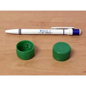 Láhev PET lahev - Víčko s pojistkou zelené 1ks