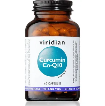 Přírodní produkt Viridian Curcumin Co-Q10 60 cps.