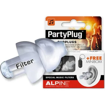 Špunt do uší Alpine PartyPlug Transparent -19 dB