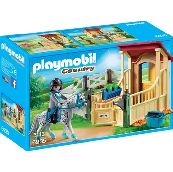 Stavebnice Playmobil Playmobil 6935 Box pro koně Appaloosa