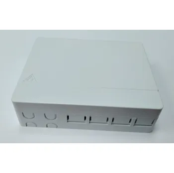 Serverovna OZ-4SC Zásuvka FTTH na omítku pro zakončení až 8 vláken - spojka SC simplex nebo LC duplex