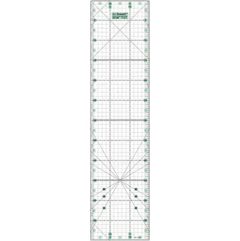 Řezací pravítko Pravítko na patchwork obdelník 15x60cm DeLuxe tx369