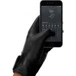 Mujjo Kožené dotykové rukavice černé