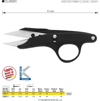 Krejčovské nůžky Nůžky KRETZER FINNY CLASSIC 760911